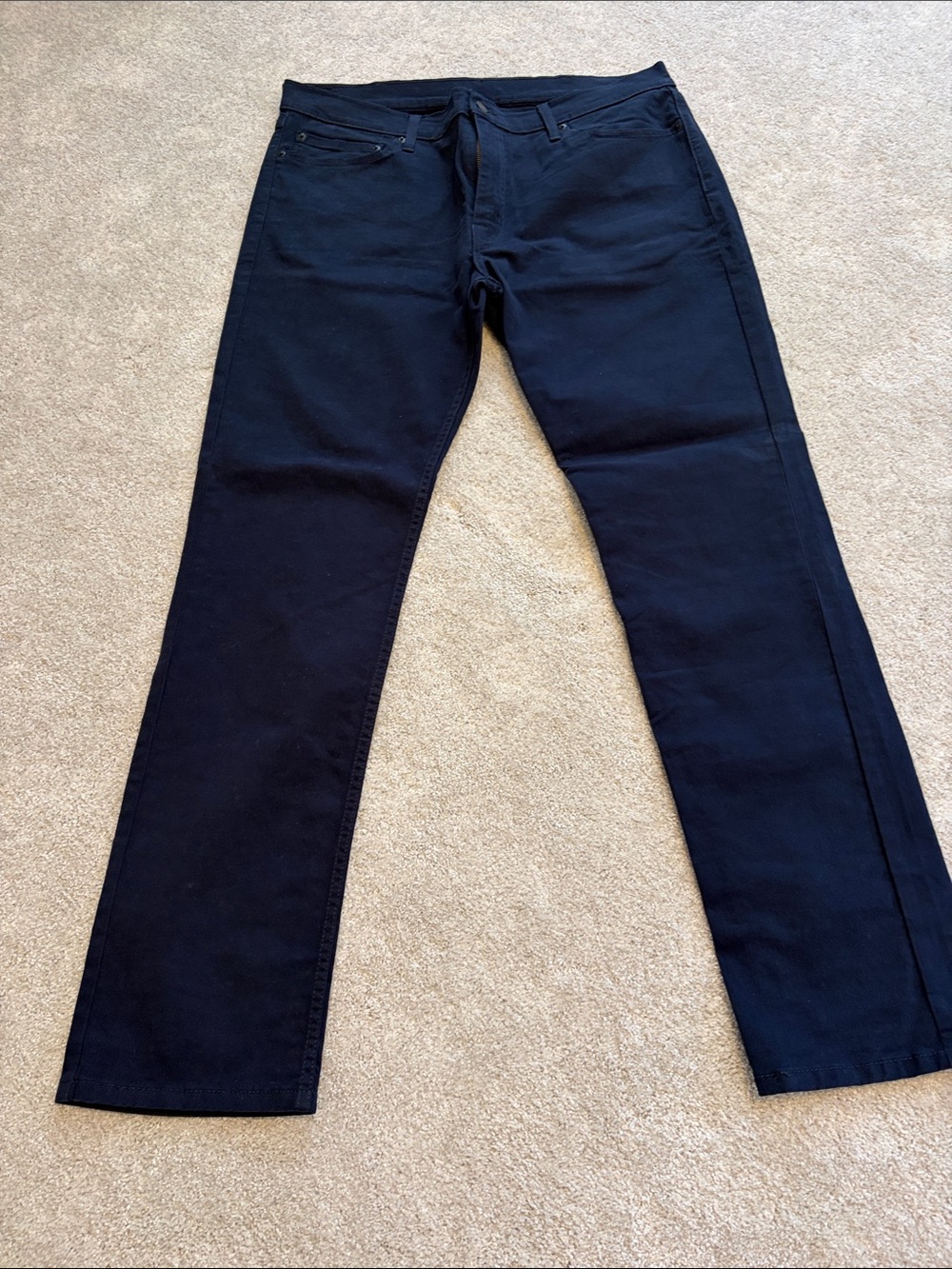 Men's Straight Jeans in Deep Navy